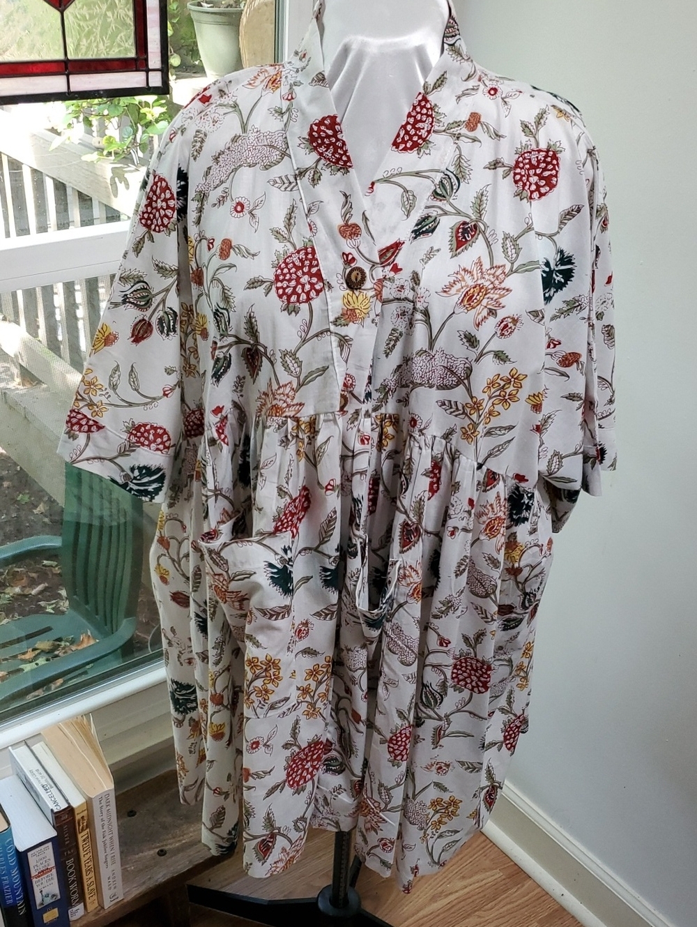 ZINNIA PEARL NWOT Floral Botanical Boho Babydoll OS - Curated By Rua'h Kibriya